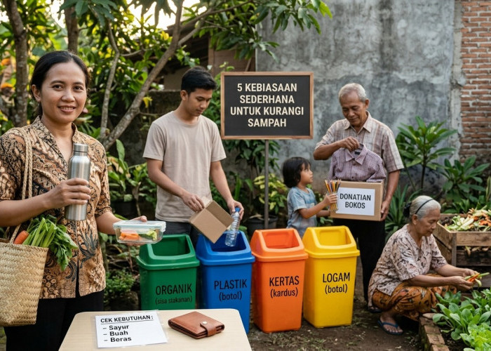 Mulai dari Rumah, Ini 5 Kebiasaan Sederhana untuk Mengurangi Sampah