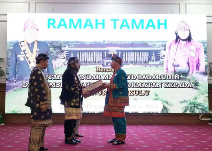 Membanggakan, Gubernur Bengkulu Dianugrahi Pangeran 'Wira Mandala' dari Kesultanan Palembang Darussalam