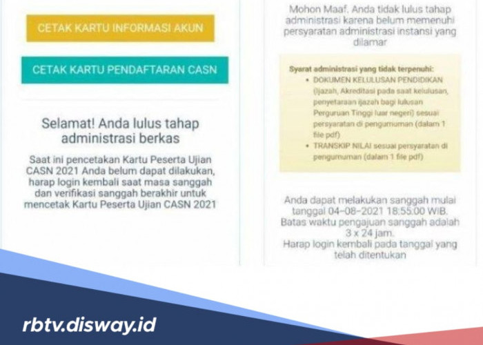 Cara Melakukan Sanggah Hasil  Seleksi Administrasi PPPK 2024, Khusus yang Dinyatakan TMS