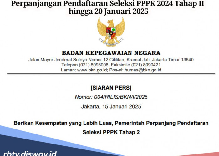 Jadwal Pendaftaran Seleksi PPPK 2024 Tahap 2 Resmi Diperpanjang Lagi, Ini Penjelasan BKN