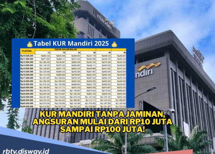 Pinjaman Usaha Tanpa Jaminan di Mandiri, Nih Angsuran Rp10 Juta Sampai Rp100 Juta