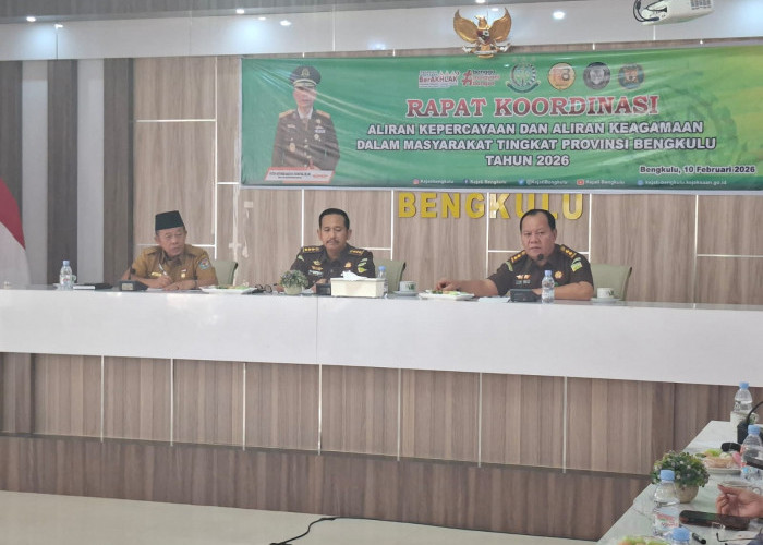 Kejati, Polda, Korem dan FKUB Antisipasi Ajaran Berpotensi Ganggu Kantibmas di Bengkulu