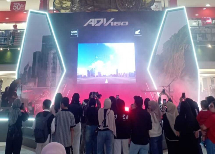 Sensasional, Astra Motor Bengkulu Launching  New Honda ADV160 di Bencoolen Mall Bengkulu