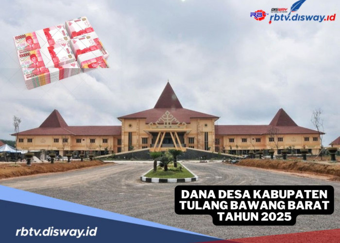 Rincian Dana Desa di Kabupaten Tulang Bawang Barat Tahun 2025, Total Anggaran Rp 91.522.023.000