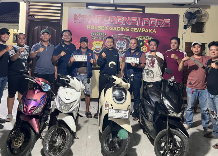 Kurang dari 24 Jam, Bandit Curanmor Ditangkap Polisi