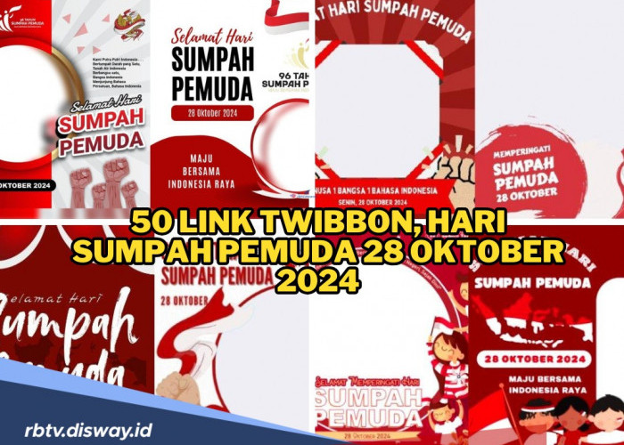 Kumpulan Link Twibbon Hari Sumpah Pemuda 28 Oktober 2024, Unduh di Sini