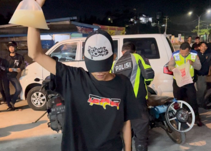 Pelaku Balap Liar di Kawasan Wisata Pantai Panjang Dibubarkan Polisi, Ada Remaja Kedapatan Bawa Tuak