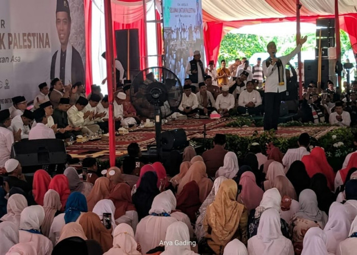 Tabligh Akbar Ustad Abdul Somad di Seluma, Masjid Agung Baitul Falihin Dipadati Ribuan Jemaah