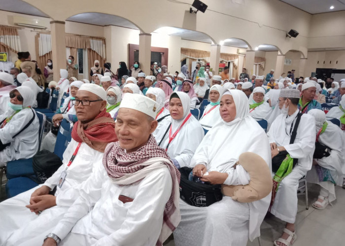 Alhamdulillah, 391 Jemaah Haji Kloter Pertama Tiba di Bengkulu