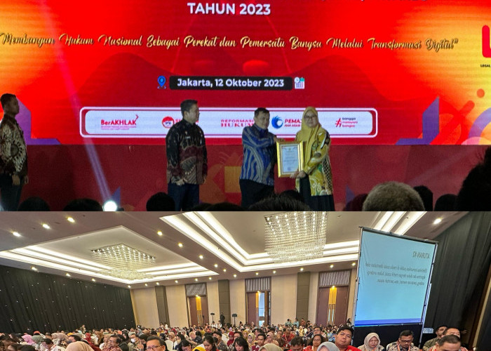 Dukung Ekosistem Digital Government, Kanwil Kemenkumham Bengkulu Hadiri Pertemuan JDIHN dan LDCC Award 2023