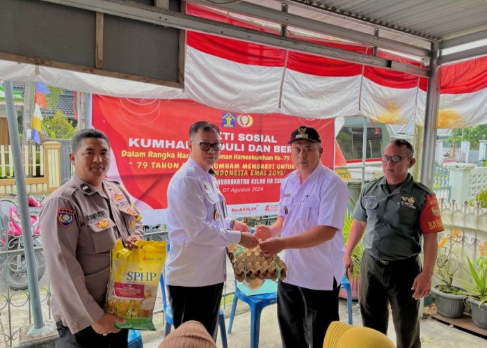 Hari Pengayoman Ke-79, Lapas Curup Laksanakan Bakti Sosial Kumham Peduli Dan Berbagi