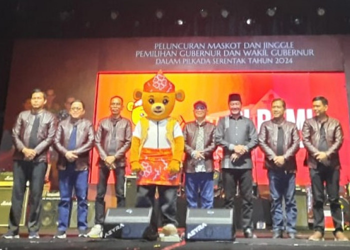 Dimeriahkan Band Jamrud, Sah! KPU Bengkulu Launching Maskot SI BEMI dan Jingle Pemilu 2024