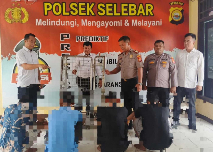 Empat Karyawan Indomarco Masuk Jeruji Besi Polsek Selebar Polresta Bengkulu