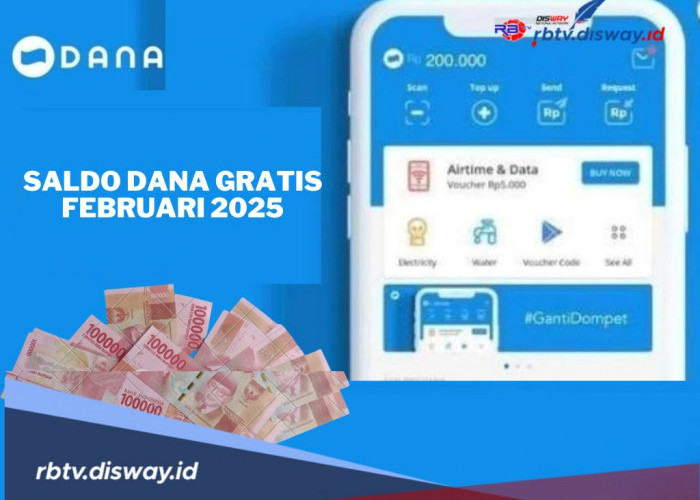 SELAMAT, Hari Ini Senin 17 Februari, Nomor Hp mu Terpilih Dapat Saldo DANA Rp 550.000 Kuota Terbatas 