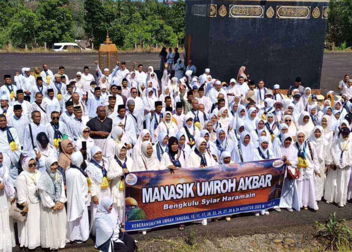 Diikuti 400 Jemaah, BSH Bengkulu Gelar Manasik Akbar Umrah untuk Keberangkatan Agustus 2025