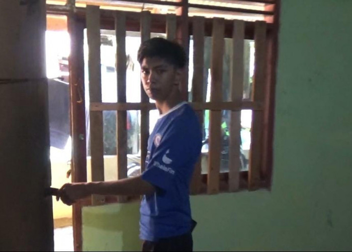 Usai Gasak Barang, Pencuri Gembok Korban Dalam Bedengan