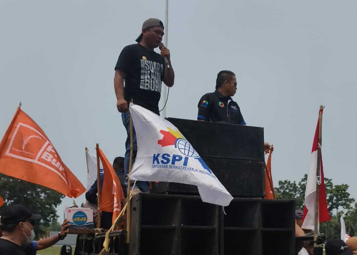 150 Buruh FSPMI Mukomuko Gelar Aksi Serentak, Sampaikan 10 Tuntutan Nasional dan Lokal