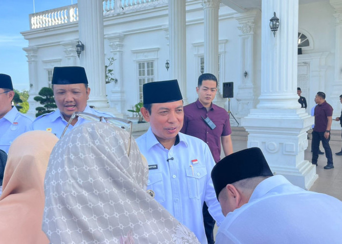Pesan Wali Kota Bengkulu Dedy Wahyudi ke ASN Saat Halal Bihalal Selain Membahas Tentang Qolbu 