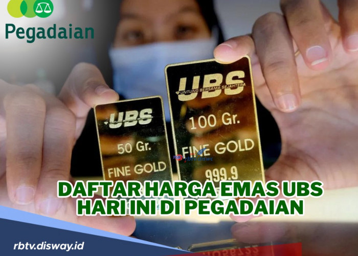 Melorot Lagi! Cek Daftar Harga Emas UBS Hari Ini di Pegadaian 17 Maret 2024