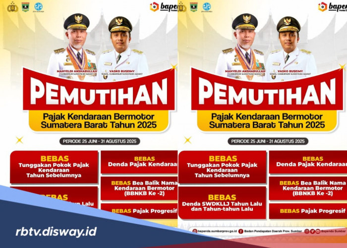 Mumpung Ada Pemutihan Pajak Kendaraan 2025, Warga Sumbar Ayo ke Samsat  