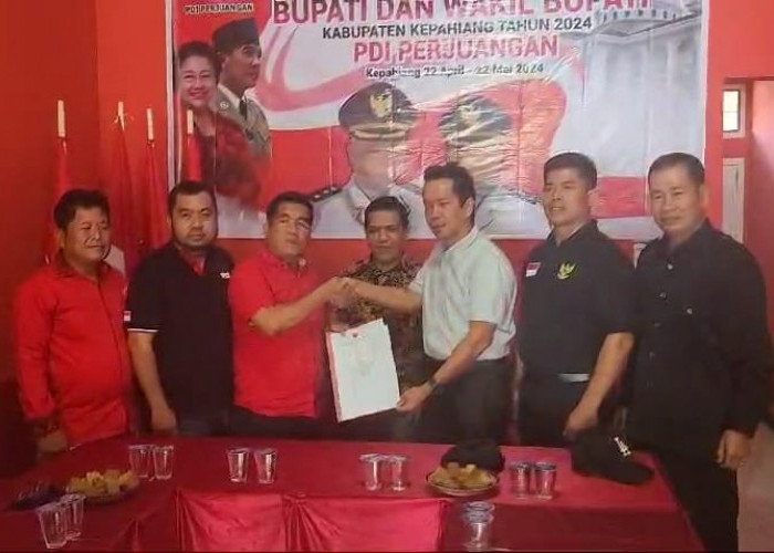 Daftar Balon Bupati Kepahiang, Mantan Kadis TPHP Provinsi Ricky Gunarwan Melamar ke DPC PDIP Kepahiang