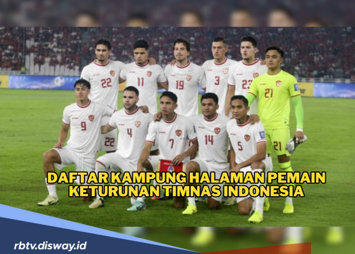 Banyak yang Belum Tahu, Yuk Intip Asal Kampung Halaman 14 Pemain Keturunan Timnas Indonesia