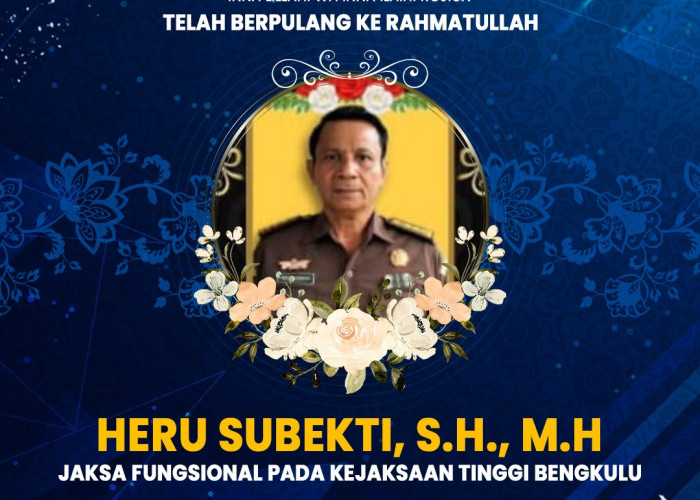 Kejati Bengkulu Berduka, Seorang Jaksa Humanis Tutup Usia