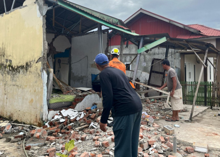 248 Unit Rumah Rusak Akibat Gempa, Pemprov Bengkulu Usul Bantuan Rp4,7 M untuk Perbaikan