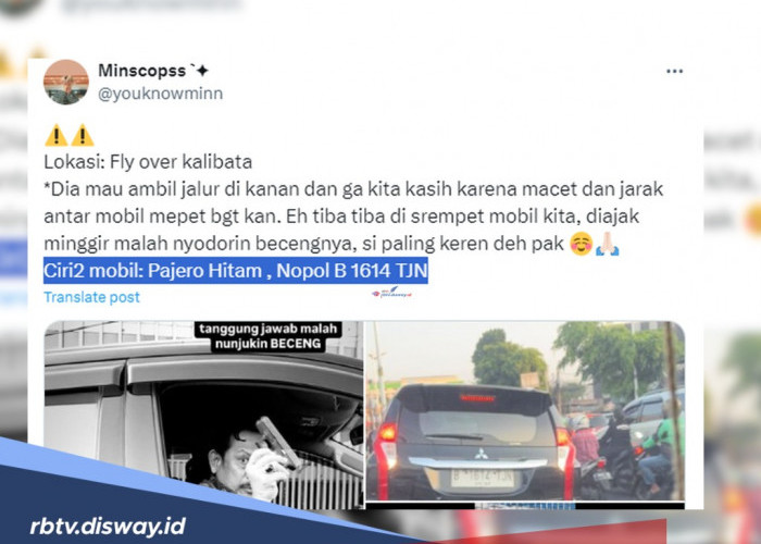 Pengemudi Pajero Berulah, Serempet Mobil dan Sodorkan Pistol, Apa Pemicunya? 