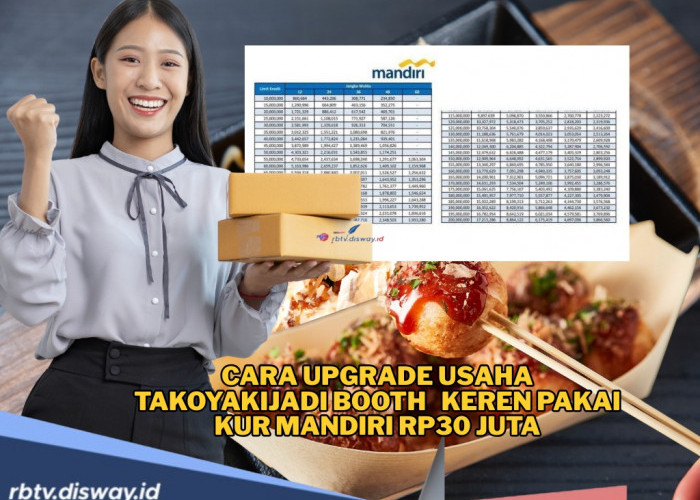 Berkat KUR, Warung Takoyaki Kamu Makin Berjaya, Cek Rincian Angsuran KUR Mandiri Rp30 Juta