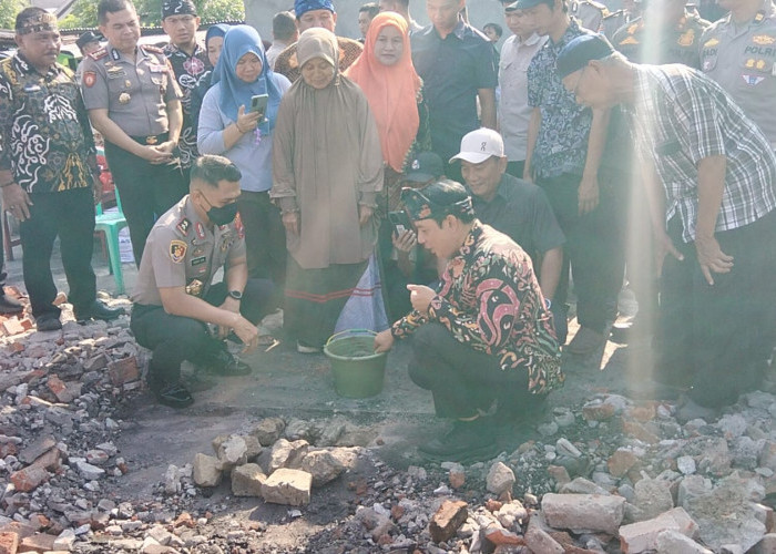 Polda, Pemkot Bengkulu dan REI Bangun Kembali Rumah Korban Kebakaran