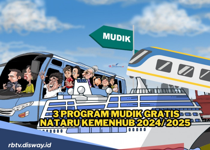 3 Program Mudik Gratis Nataru 2024, Tersedia 38.772 Kuota 