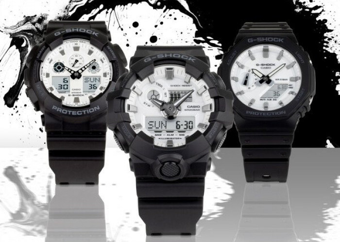 Casio Luncurkan G-SHOCK Black and White Collection, Ini Rinciannya