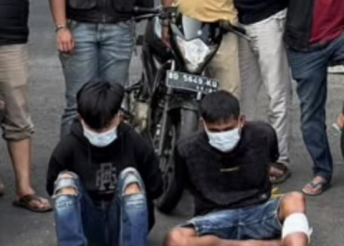 Dua Terduga Pelaku Curanmor Diterkam Tim URC Serigala Malam Polres Rejang Lebong
