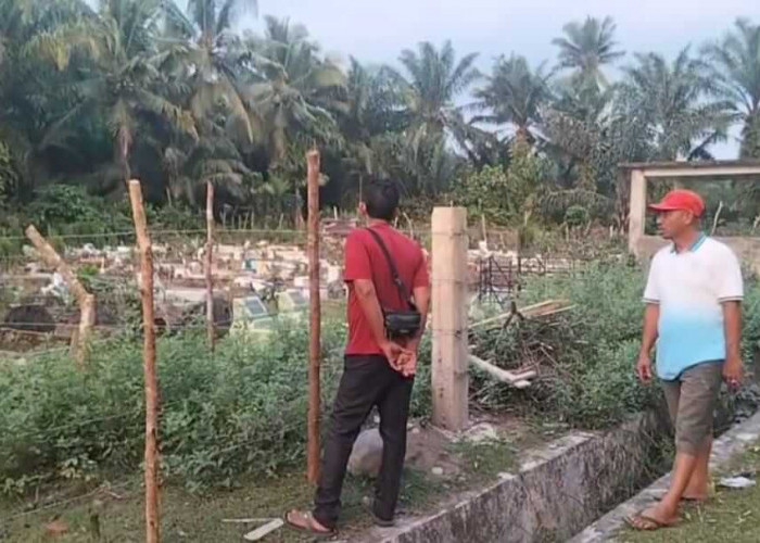 Lahan Kuburan di Seluma Mendadak Dipasang Pagar Kawat yang Mengaku Ahli Waris