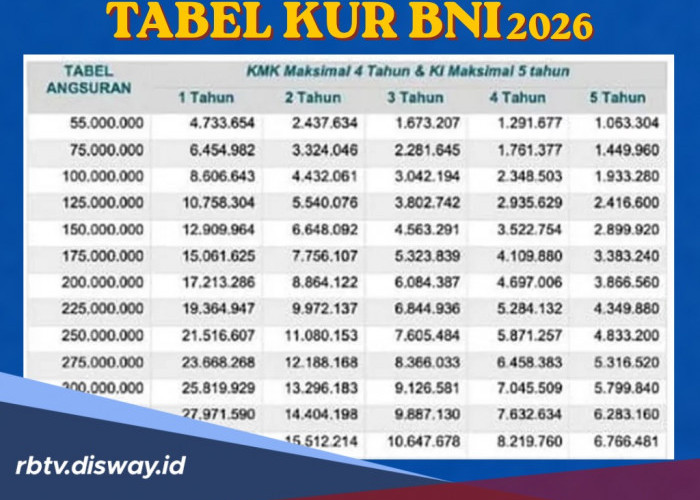 Tabel KUR BNI Rp 50 Juta, Ini Catatan Penting Sebelum Mengajukan Pinjaman