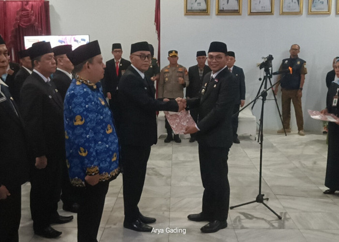 Pelantikan Kepala Dinas dan Fungsional Pemkab Seluma, 8 Kepala Dinas Berganti Posisi