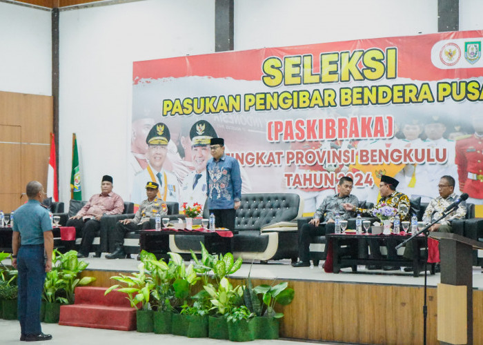  Pesan Gubernur Rohidin Kepada 96 Peserta Seleksi Paskibraka Provinsi Bengkulu 2024