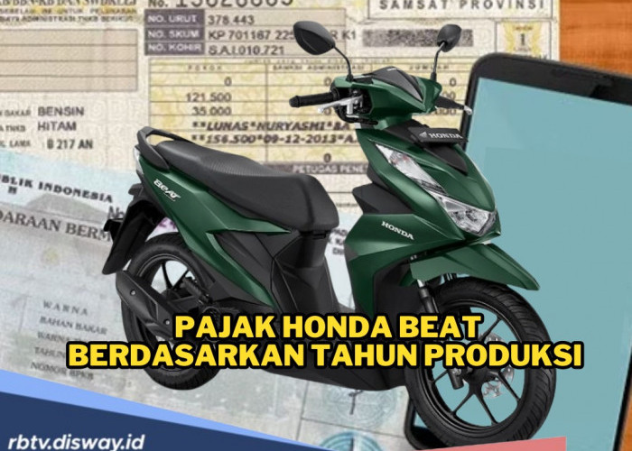 Cek Berapa Pajak Honda Beat Berdasarkan Tahun Keluaran, Ini Rinciannya 