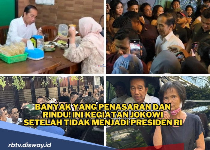 Banyak yang Penasaran dan Rindu, Ini Kegiatan Jokowi Setelah Tidak Menjadi Presiden RI