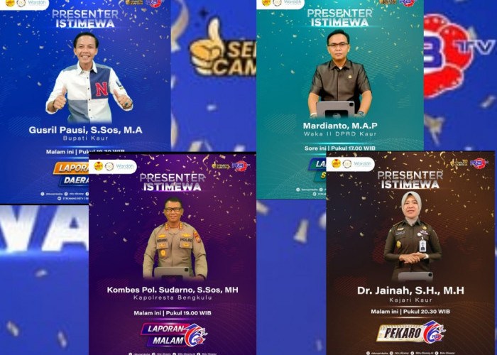 Pejabat Kaur dan Kota Bengkulu Jadi Presenter RBTV, Bagaimana Pengalaman Para Pejabat Ini Jadi Presenter?