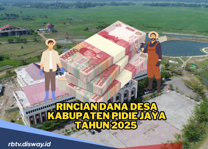 Dana Desa Kabupaten Pidie Jaya Tahun 2025, Anggaran Rp159.206.462.000 untuk 222 Desa