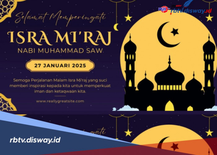 6 Link Banner Gratis Khusus Isra Miraj Tahun 2025 yang Tinggal Menghitung Hari