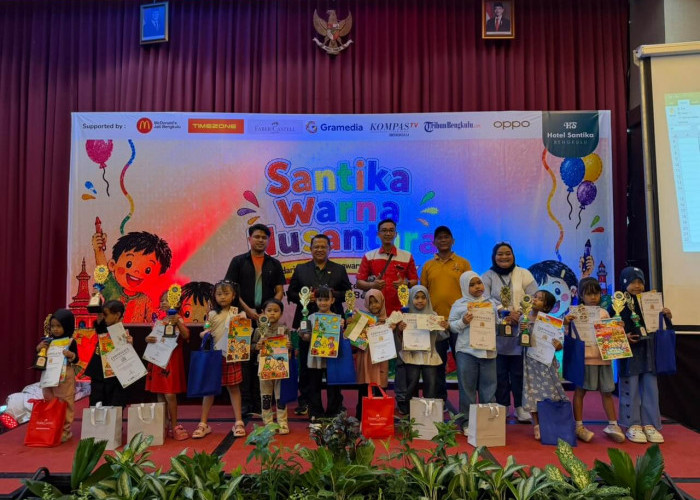 Hotel Santika Bengkulu Sukses Gelar Lomba Mewarnai 'Santika Warna Nusantara'