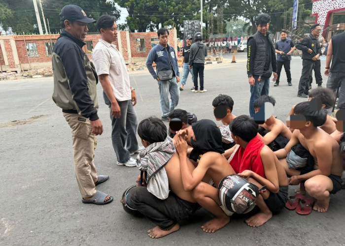 Polresta Bengkulu Amankan 13 Remaja Diduga Geng Motor