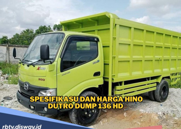 Bukan Truk Biasa! Ini Spesifikasi dan Harga Hino Dutro Dump 136 HD, Si Tangguh yang Siap Angkut Apa saja