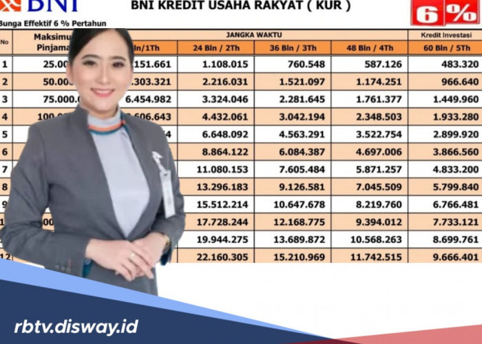 Mau Pilih Bayar Angsuran Kurang dari Rp 1 Juta per Bulan, Bisa Pinjam KUR BNI Segini