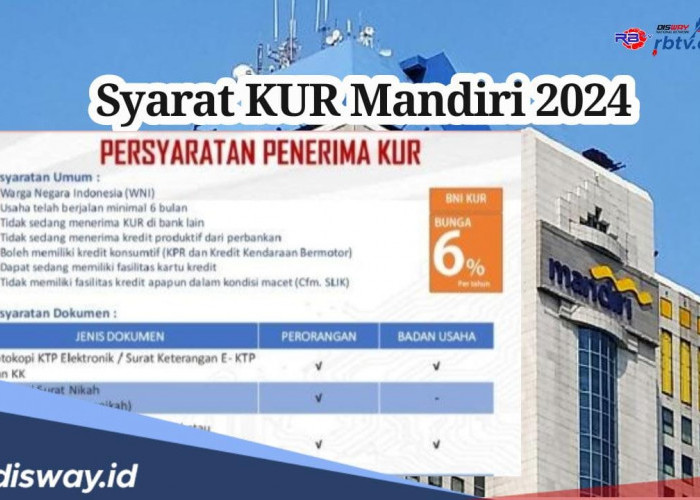 Minimal Usaha 6 Bulan Kamu Bisa Ajukan KUR Mandiri 2024, Catat Ini Syaratnya