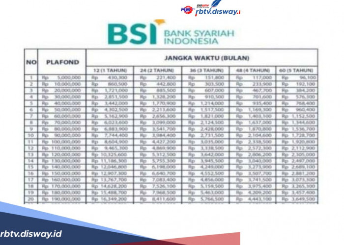Tabel Angsuran Kredit Pensiun BSI 2024 Plafon hingga Rp350 Juta, Berserta Manfaat dan Syarat Pengajuannya 