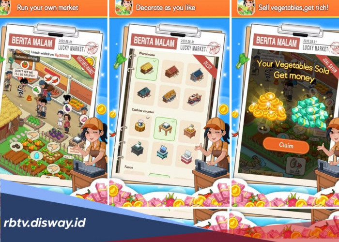 Bukan Judi! Game Lucky Market Hasilkan Uang Rp 100 Ribu, Cek Cara Mainnya